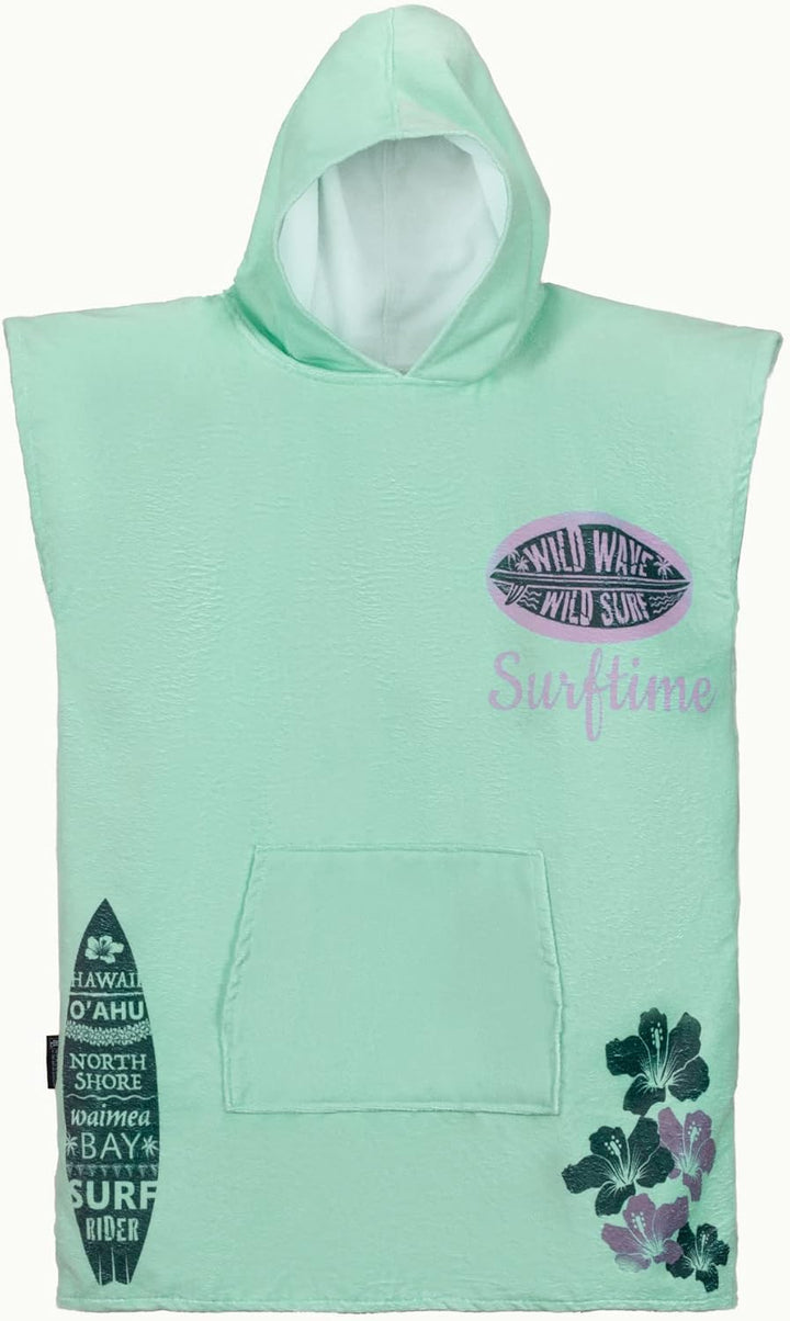HOMELEVEL Badeponcho für Kinder und Teenager - Poncho Handtuch für Strand Schwimmbad - Surfponcho mi