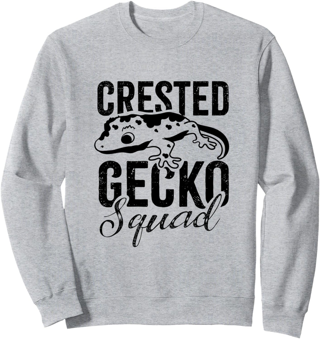 Kammgecko Kader Niedliche Eidechse Reptilien Wildlife Sweatshirt