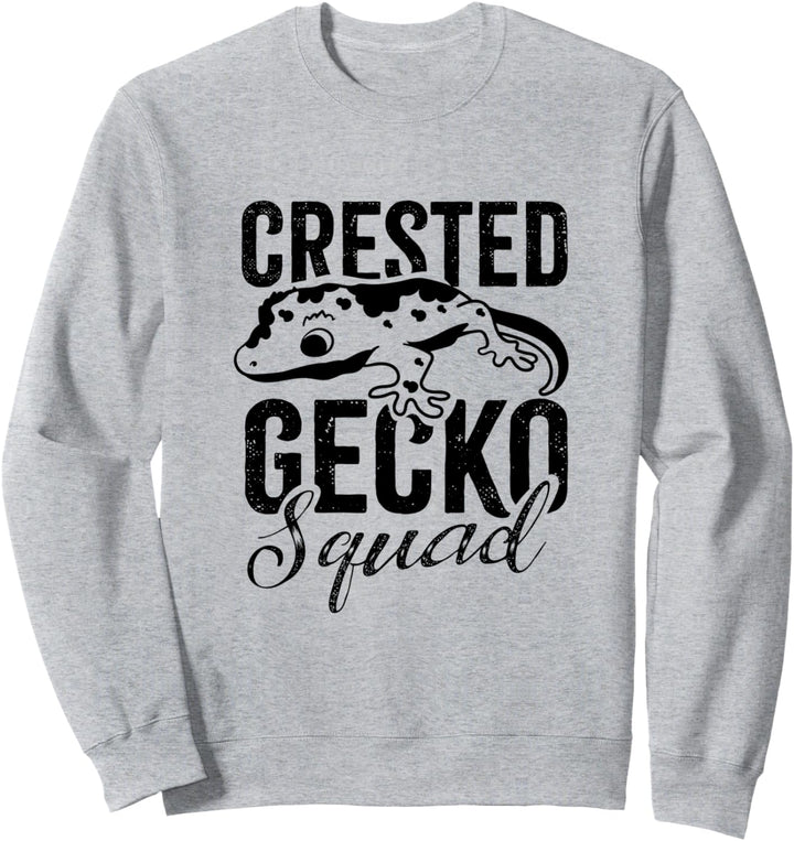 Kammgecko Kader Niedliche Eidechse Reptilien Wildlife Sweatshirt