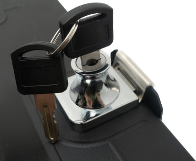 System-S Wand Halterung abschliessbar 360° für iPad 7 8 9 10.2" (2019 2020 2021) Schwarz