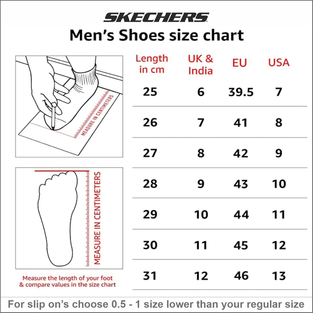 Skechers Herren Summits High RangeSneakers 39 EU Black Mesh Wht Trim, 39 EU Black Mesh Wht Trim