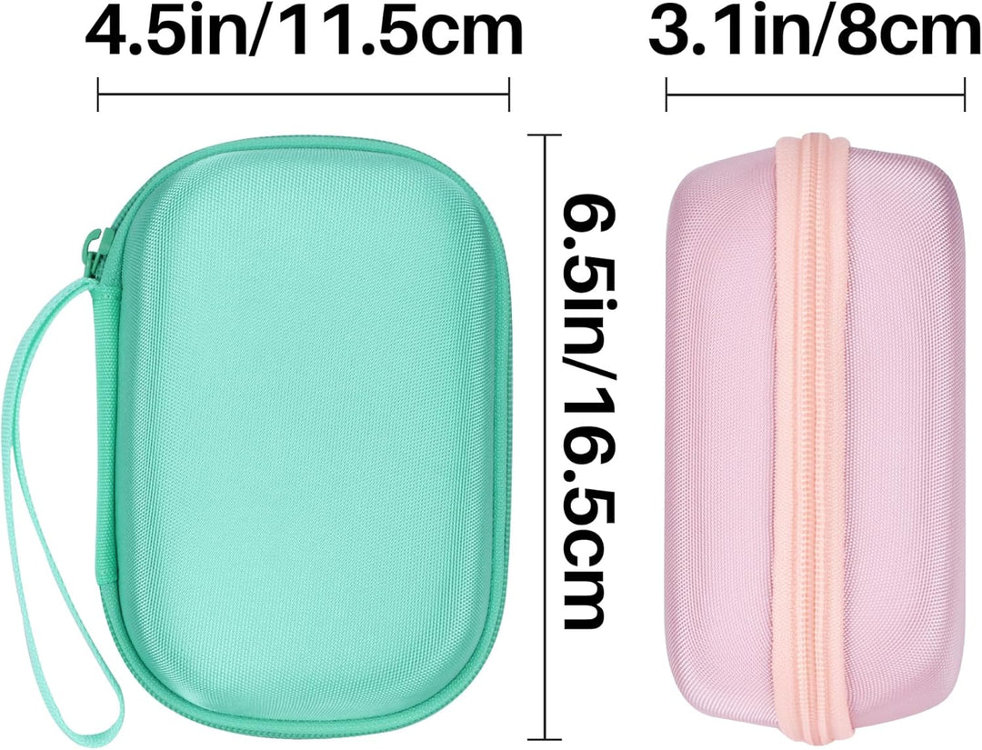 Lebakort Hart Tasche Hülle Etui für Liene 2 x 3 Tragbarer Smartphone Fotodrucker (Rosa), Rosa