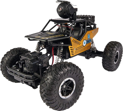 Carson 500404192 404192 1:14 Movie App Crawlee 2.4G 100% RTR Gold, RC Crawler, Offroad geeignet, Gel