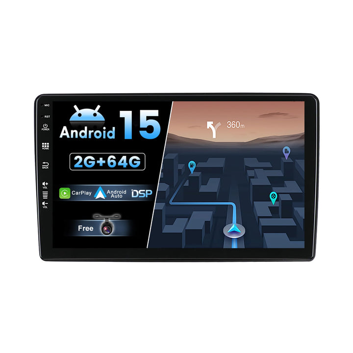 Android 15 IPS 9 Zoll Autoradio für Renault Dacia Duster Arkana (2015-2018) - Eingebautes CarPlay An
