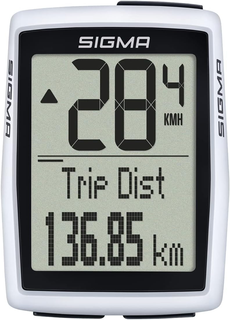 Sigma Bike Computer, Originals BC 12.0 Wireless STS w/Optional Cadence, 12 Functions, Monthly Statis