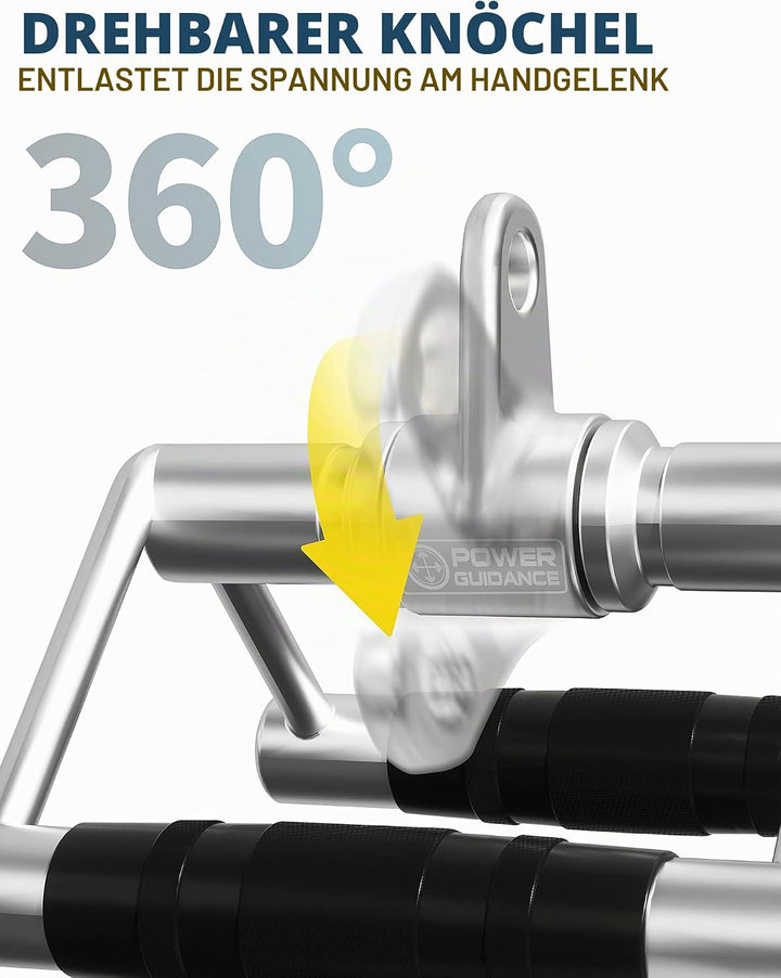 POWER GUIDANCE Trizeps-Kabelzug nach unten drücken, Gewicht Maschinenzubehör 5# V Handle+Rotating Ba