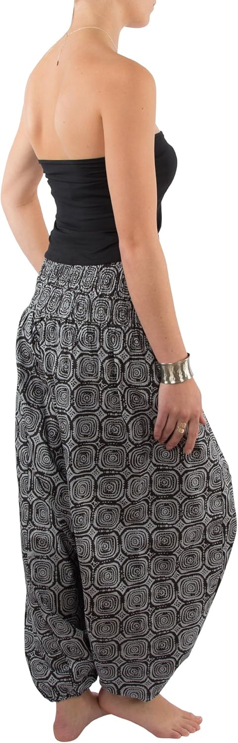 likemary Petite Jumpsuit Damen Sommer - 2-in-1 Haremshose aus Baumwolle - Capri 3/4 Overall mit Tasc
