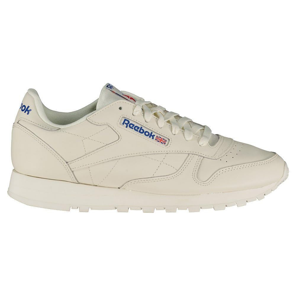 Reebok Unisex Classic LeatherSneaker 34 EU Chalk Vecblu Vecred, 34 EU Chalk Vecblu Vecred