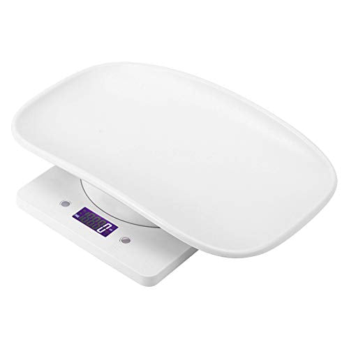 Ymiko 10kg / 1g Digitale tragbare Katze Hund Hamster Haustier Messwaage mit Tablett elektronische