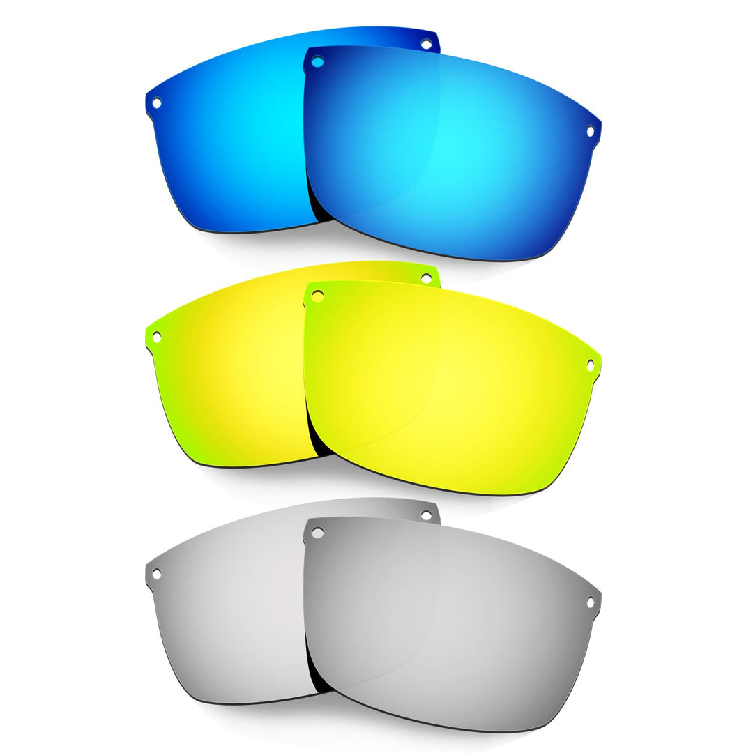 HKUCO Plus Mens Replacement Lenses For Oakley Carbon Blade - 3 pair