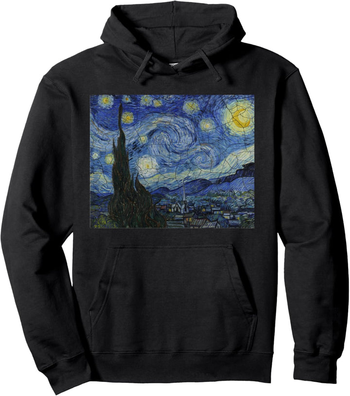 Sternennacht von Vincent van Gogh | Berühmtes Gemälde Pullover Hoodie