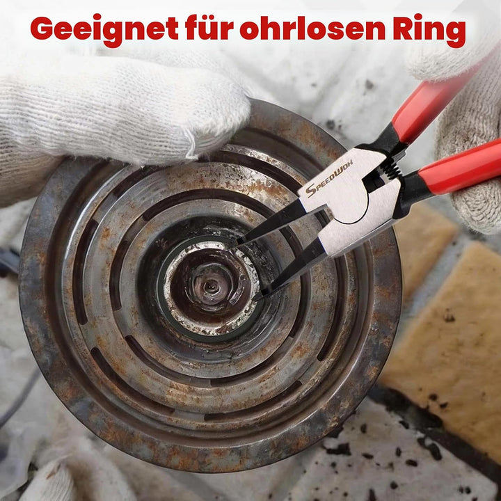 SPEEDWOX 2 Stück spezielle Ring-Halteringzangen-Set Schlossringzange flach zum Entfernen der Install