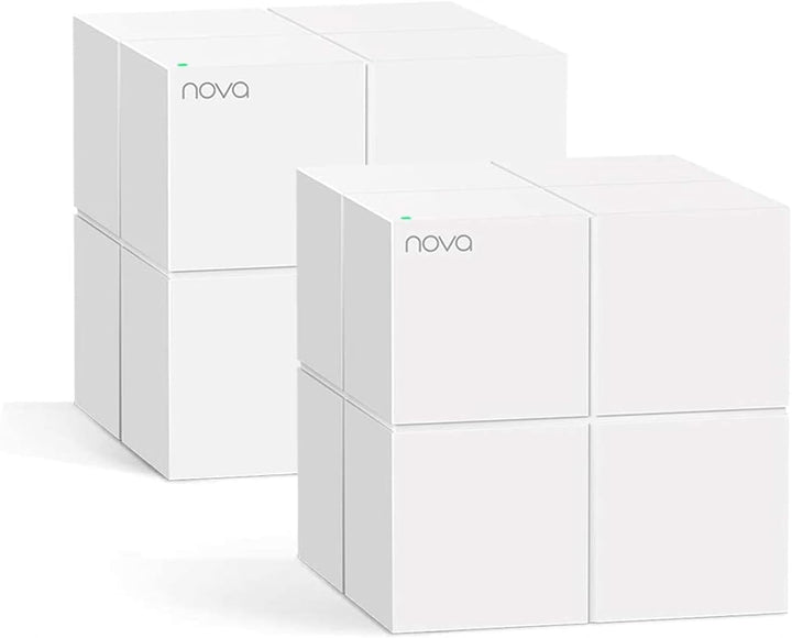 Tenda Nova MW6 Mesh WLAN System - AC1200 Dual Band WLAN Mesh System - Reichweite bis zu 330m² & 90 G