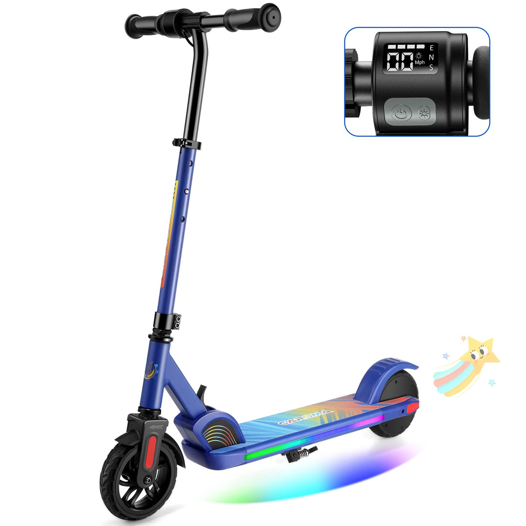 Caroma E Scooter Kinder von 6-14 Jahren, 180W Motor, 16 km/h, E Roller Kinder, Einstellbare Geschwin