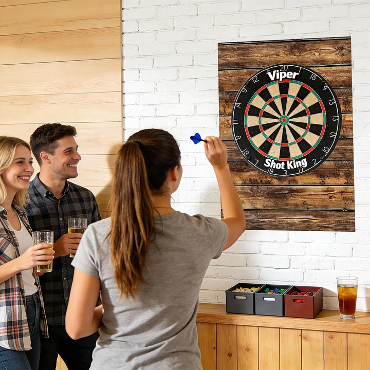 Holzmaserung Dartboard Wandschutz, Filz Dartscheibe Wandschutz Selbstklebend, Wandumrandung für Dart
