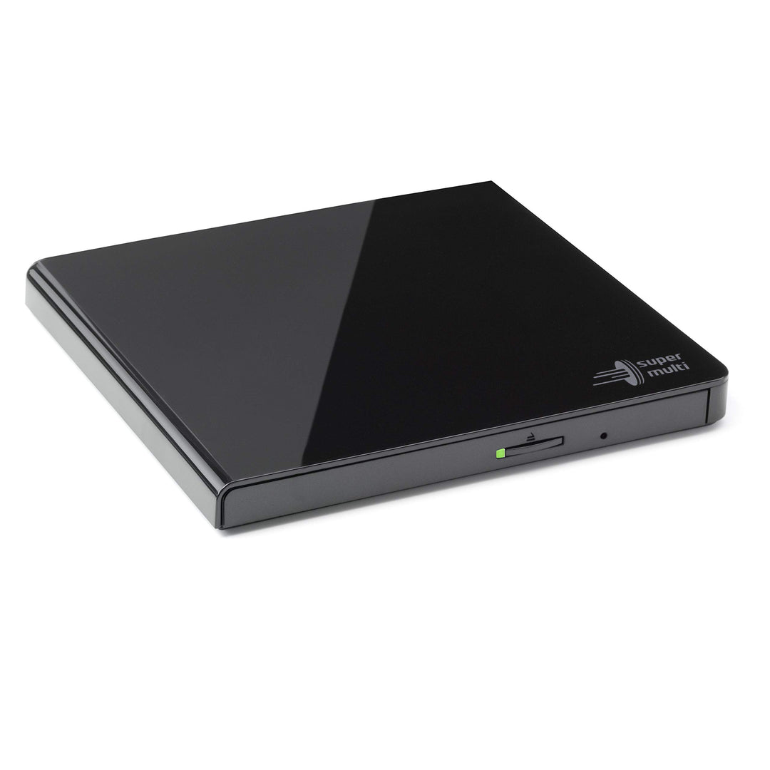 Hitachi-LG GP57 Externer Portabler Super-Multi DVD-Brenner, Ultra Slim, USB 2.0, DVD+/-RW, CD-RW, DV