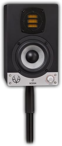 Eve Audio SC204 schwarz Lautsprecher – Lautsprecher (Universal, XLR, Boden, integriert, 10,2 cm (4),