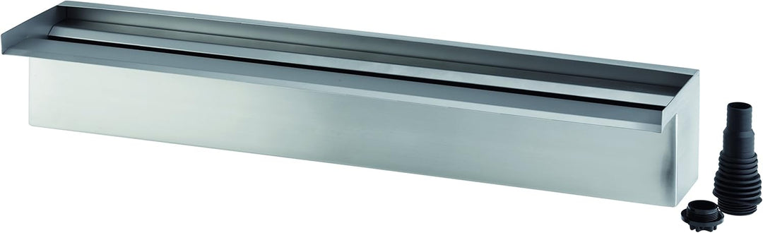 OASE 50585 Waterfall 60 - Edelstahl-Wasserfall 60 cm breit für Wasservorhänge an Mauer und Wand für