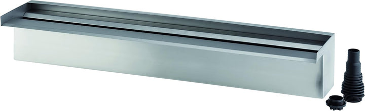 OASE 50585 Waterfall 60 - Edelstahl-Wasserfall 60 cm breit für Wasservorhänge an Mauer und Wand für
