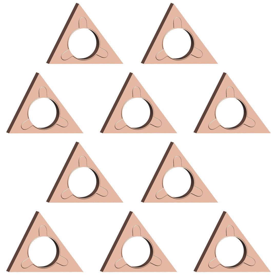 C-Typ Ersatzklingen, 10er Set C Angle Blade für Fasenmaschine, präzise Schneidklingen aus Hartmetall