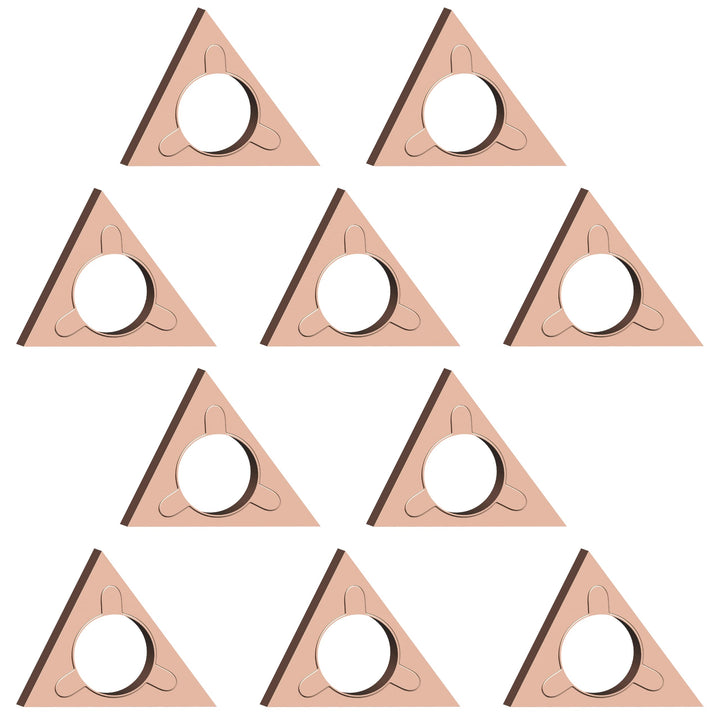 C-Typ Ersatzklingen, 10er Set C Angle Blade für Fasenmaschine, präzise Schneidklingen aus Hartmetall