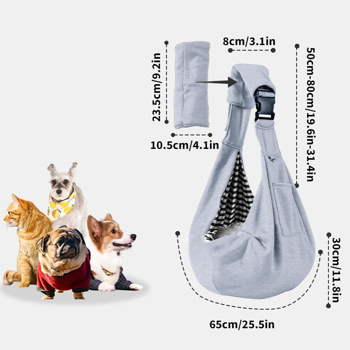 Kleine Hundetragetasche,Hundetragetasche | Verstellbare, freihändige Tasche für Hunde | Vorderer Rei