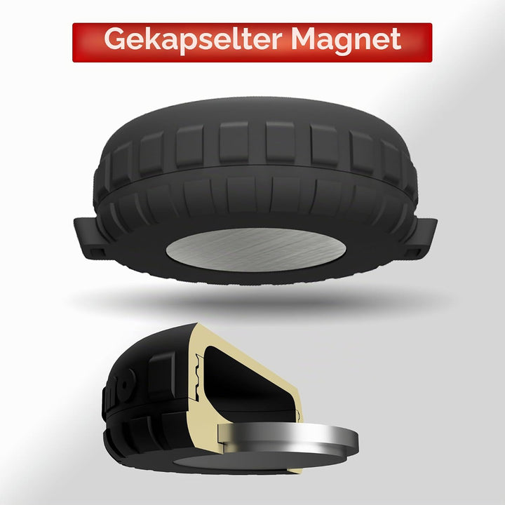 4X PREMIUM magnethalterung, klebende & kabelbinderbare Hülle | Kompatibel mit Apple AirTag | Wasser-