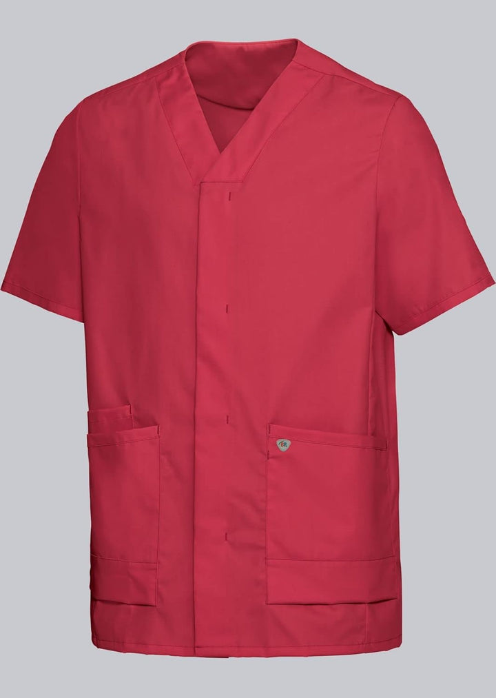 BP 1765-241-0188-Sn Unisex Kasack, Superleichter Stoff, 150,00 g/m² Stoffmischung mit Stretch, Koral