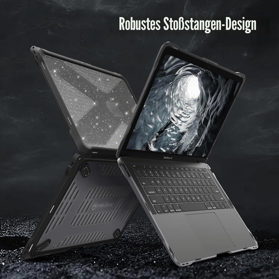 Fintie Hülle kompatibel mit MacBook Air 13 (2018-2020 Version) A2337(M1)/A2179/A1932, Ganzkörper-Rug