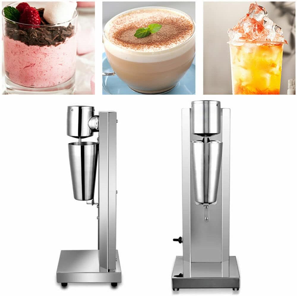 Drink Mixer Aus Edelstahl, 180W Elektrischer GeträNkemixer mit 18000 U min, 650ml min, 2 Geschwindig