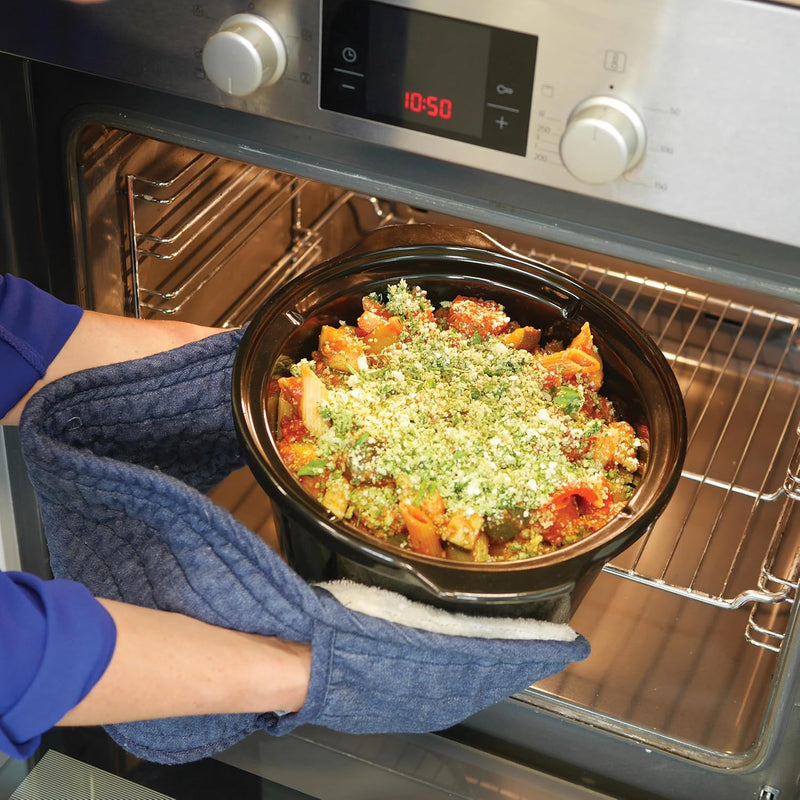 Crockpot Schongarer | 4,7 l (bis zu 5 Personen) | programmierbare Zeitschaltuhr | Schwarz