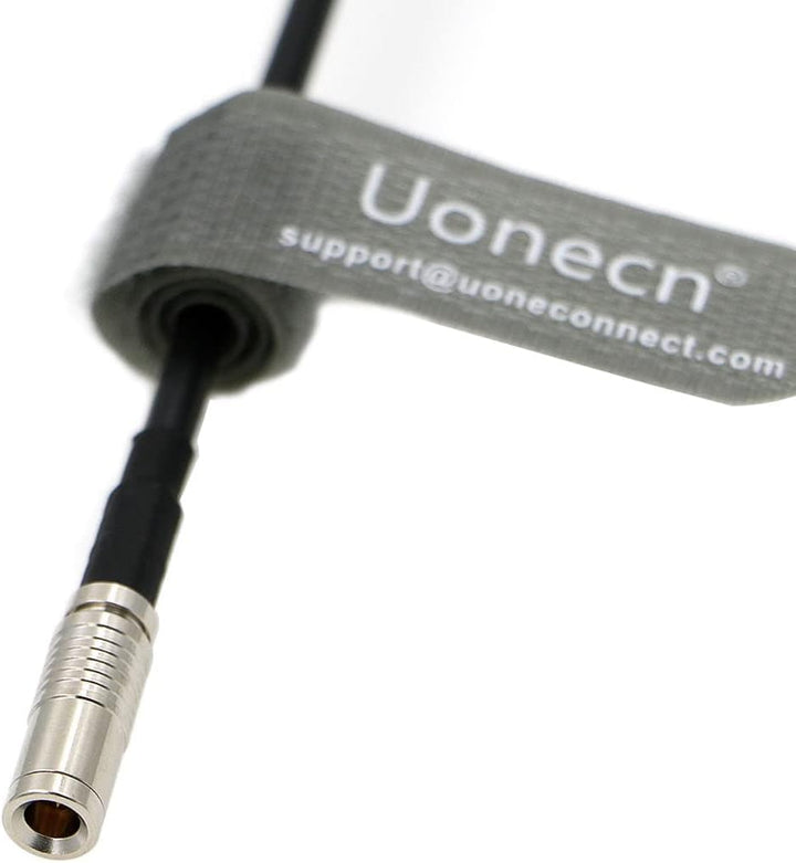 Uonecn Timecode-Kabel DIN 1,0丨2,3 auf 3,5 mm TRS 90 Grad Zeitcode-Kabel für Canon R5C Tentakel Sync