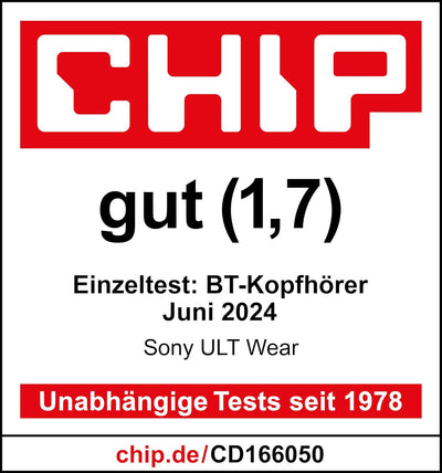 Sony ULT WEAR | Kabellose Bluetooth Kopfhörer mit Noise Cancelling | mit Mikrofon, 30 h Akku, Bass B