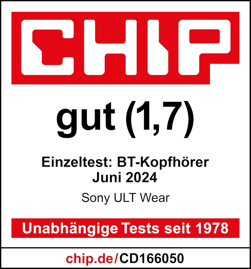 Sony ULT WEAR | Kabellose Bluetooth Kopfhörer mit Noise Cancelling | mit Mikrofon, 30 h Akku, Bass B