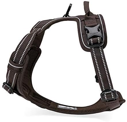 WINHYEPET Truelove Hundegeschirr No-Pull Reflektierendes verstellbar Haustiergeschirr mit 2 Leinencl