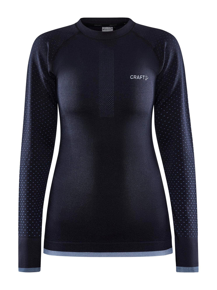Craft Damen ADV Warm Intensity Longsleeve Langarm Unterhemd Funktionsunterhemd XL Schwarz, XL Schwar