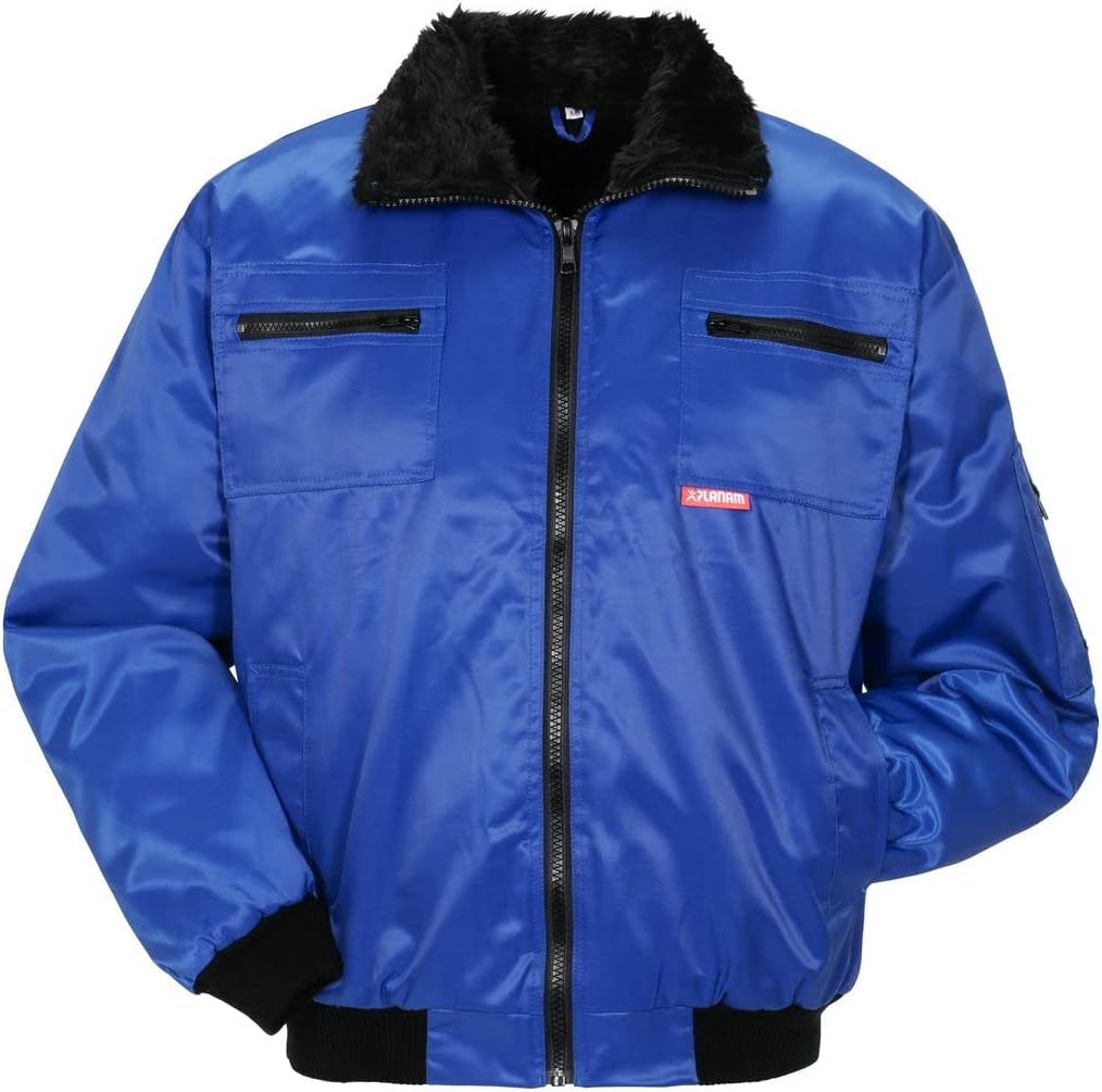 Planam Outdoor Winter Herren Gletscher Pilotenjacke kornblau Modell 0335 Grösse S Blau S, Blau S