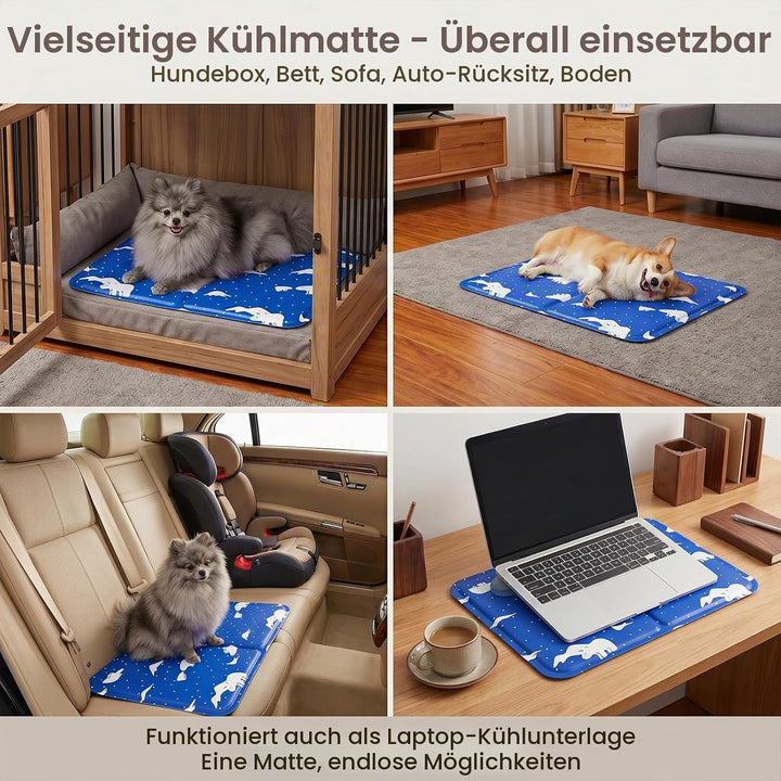 Kühlmatte Hunde Katzen, Haustier Kühlmatte, Hunde Kühlmatte Verwenden Selbstkühlend mit Ungiftiges G