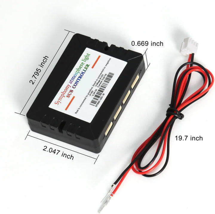 TWETIZ Dreamcolor Acrylic Interior Car LED Strip Light Sub-Control Module, which fit for Dreamcolor