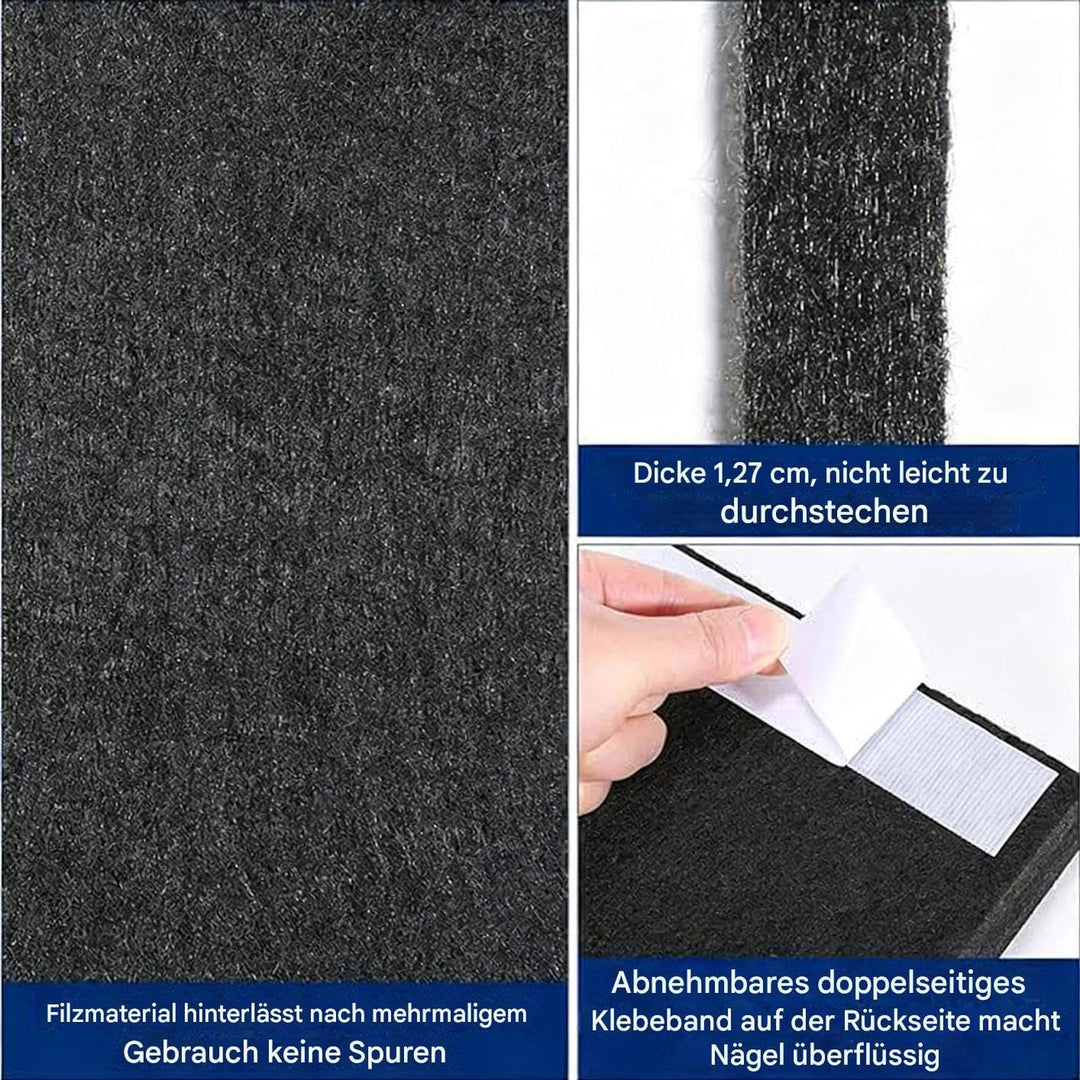 Zohuwerui Dartboard Wandschutz, Filz Dartscheiben Umrandung Wandschutz, Selbstklebend Dartboard Rück