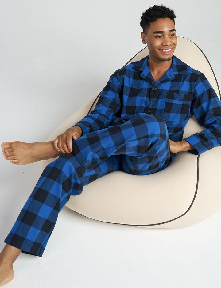 LAPASA Herren Pyjama-Set Schlafanzugset (Extra Warm Flecce Set M129, Wärmer Flanell Set M95, Warm Fl