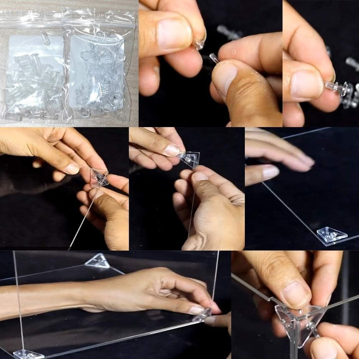 Acryl Vitrine Schaukasten für 42083 Modell Figurenbox Aufbewahrungsbox Staubdichte Box mit transpare