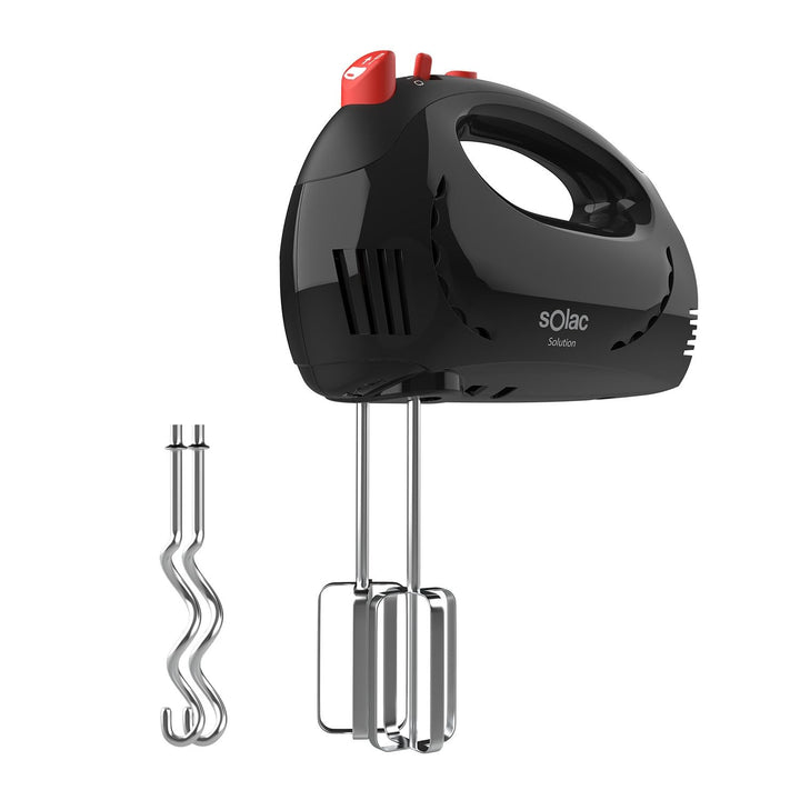 Solac Solution Stabmixer | BA5590 | 300W | 5 Geschwindigkeiten | Turbo-Funktion | 2 Rührbesen und 2