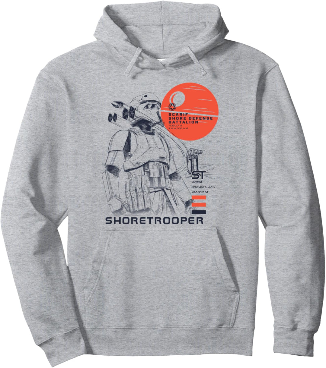 Star Wars Rogue One Shoretrooper Death Star Pullover Hoodie