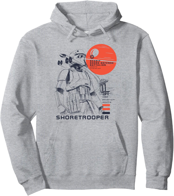 Star Wars Rogue One Shoretrooper Death Star Pullover Hoodie