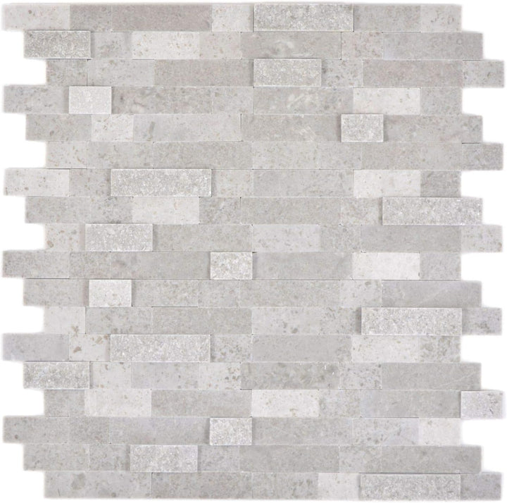 Selbstklebnde Mosaikmatte Verbund Naturstein Cinderella grey für WAND KÜCHE Wandverblender Fliesensp