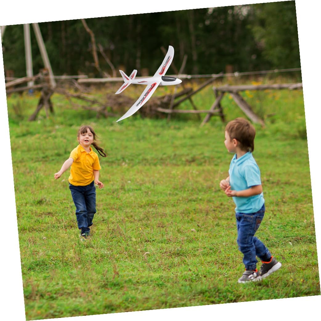 Grosser Schaumstoffgleiter für Kinder, 99 cm Grosser Wurfgleiter, Outdoor-Spielzeug für Kinder, Hand