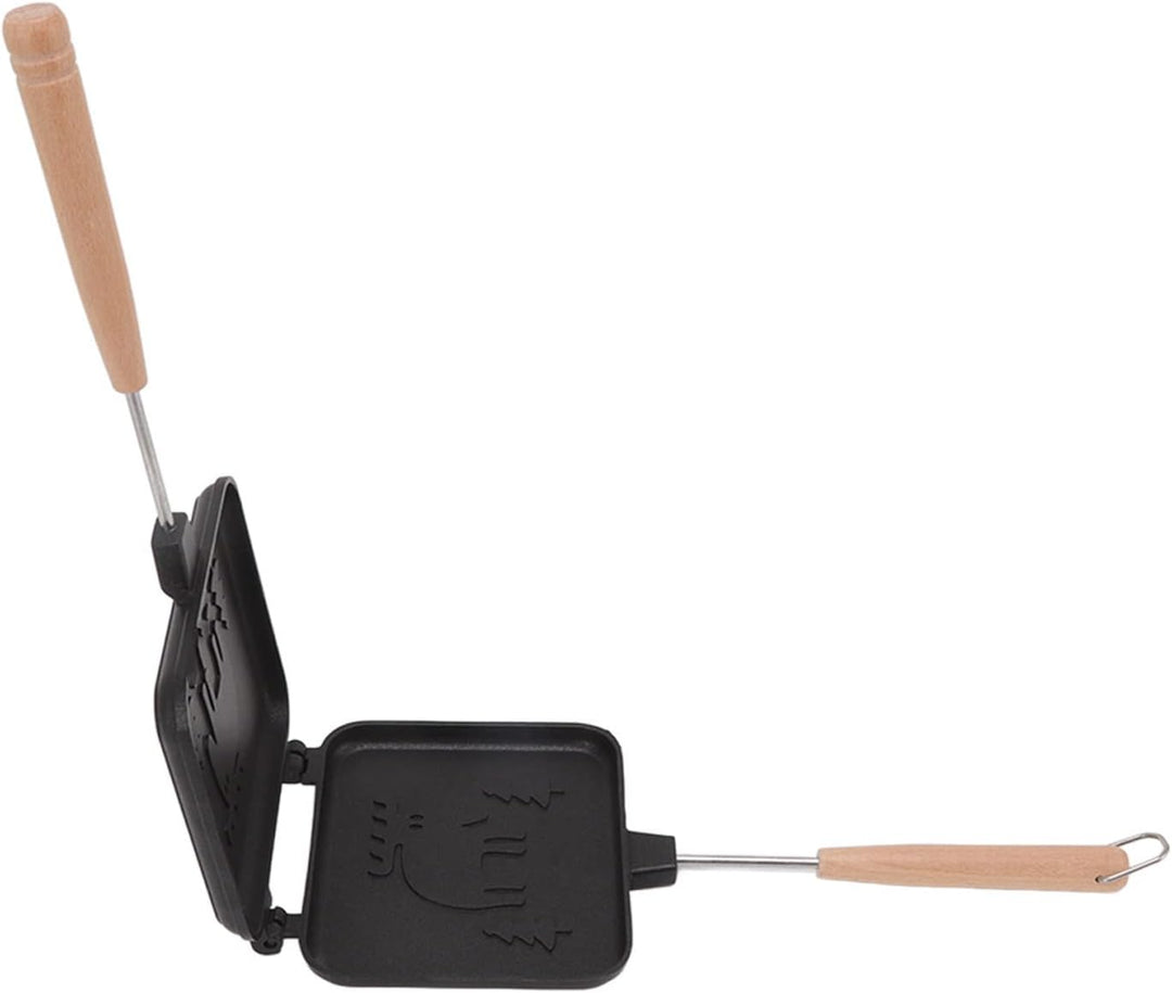 Doppelseitige Sandwich Bratpfanne mit Antihaftbeschichtung, Gegrillter Käse Sandwich Maker mit Hitze