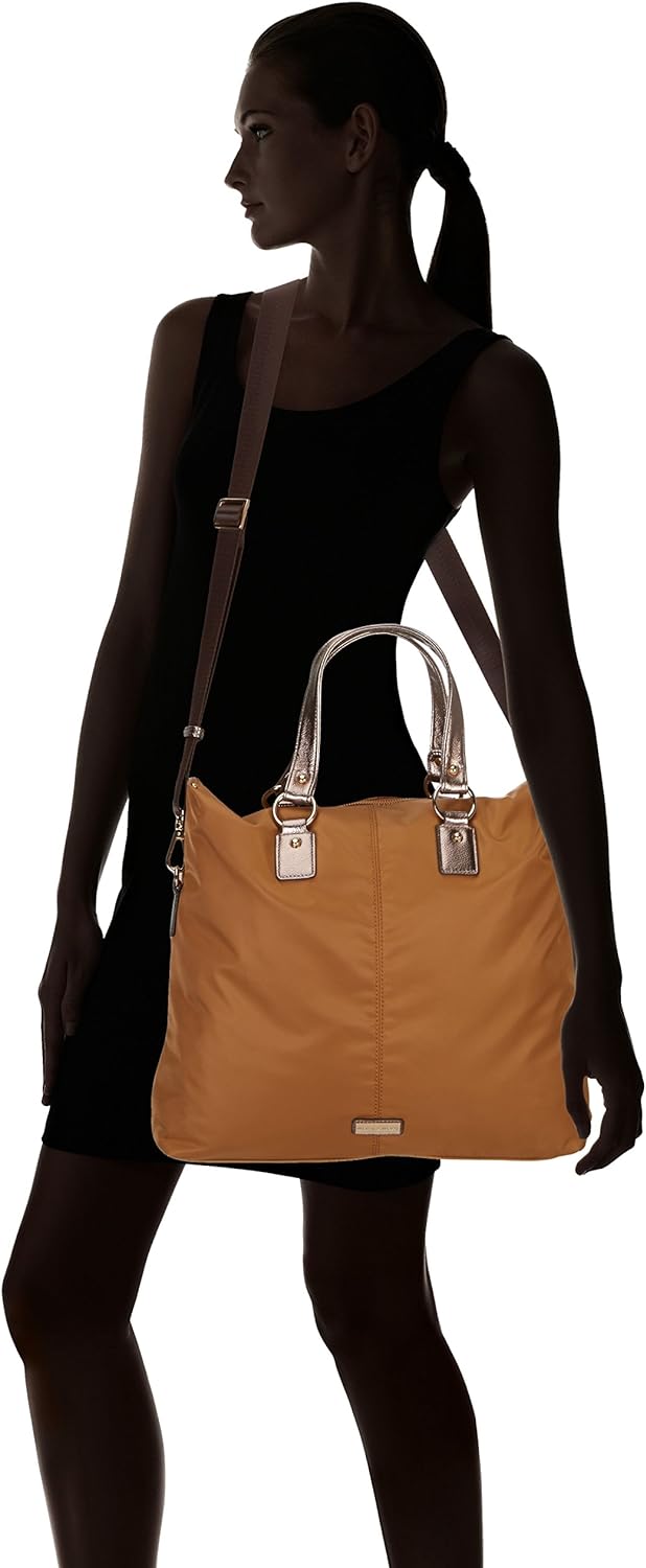 More & More Amy City 30157 3438 M15 Damen Shopper 42x39x10 cm (B x H x T) Braun Mustard 3438, Braun