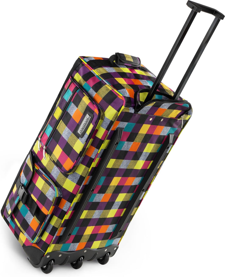 Stabile Reisetasche Trolley Big Size XL 80-150 Liter mit 2 Rollen –Robust und wasserabweisend - Leic